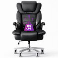 thumbnail image 1 of HomeZeer Big and Tall Office Chair 400lbs, High Back Leather Executive Office Chair with Adjustable Armrest, Modern Ergonomic Office Chair with Wide Seat and Lumbar Support, Black, 1 of 12