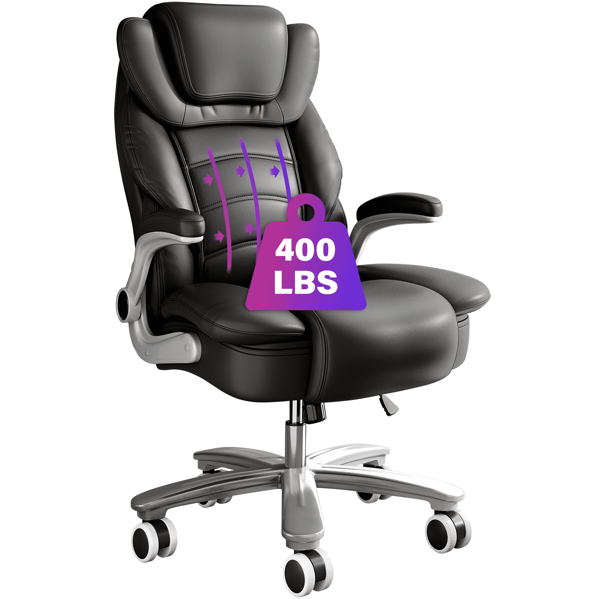 HomeZeer High Back Executive Office Chair, 400lbs Capacity HomeZeer High Back Executive Office Chair, 400lbs Capacity