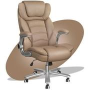 HomeZeer PU Leather Executive Office Chair, Big and Tall Office Chair 400lbs High Back Office Chairs Desk Chairs, Brown