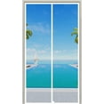thumbnail image 1 of Homearda Magnetic Screen Door Fiberglass White-New Upgraded -Durable Mesh Curtain with Weights in Bottom-Full Frame Magic Seal-Hands Free-Pet and Kid Friendly-Screen Size is 36''x83'' -White, 1 of 3