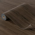 thumbnail image 1 of Homease 23x 393 in Dark Walnut Aluminum Foil Apartment Concrete Vinyl Wood Planks, 1 of 8