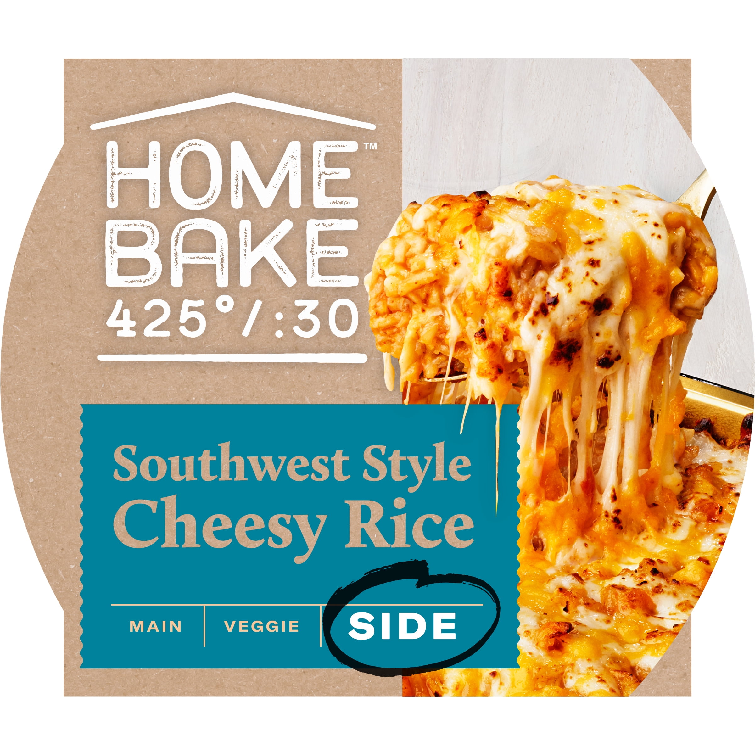 Homebake 425°/30 Southwest Style Cheesy Rice Side Dish, 19.4 oz Box