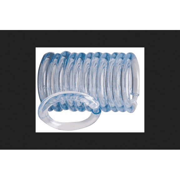 O-Ring Curtain Shwr Clear 12pc