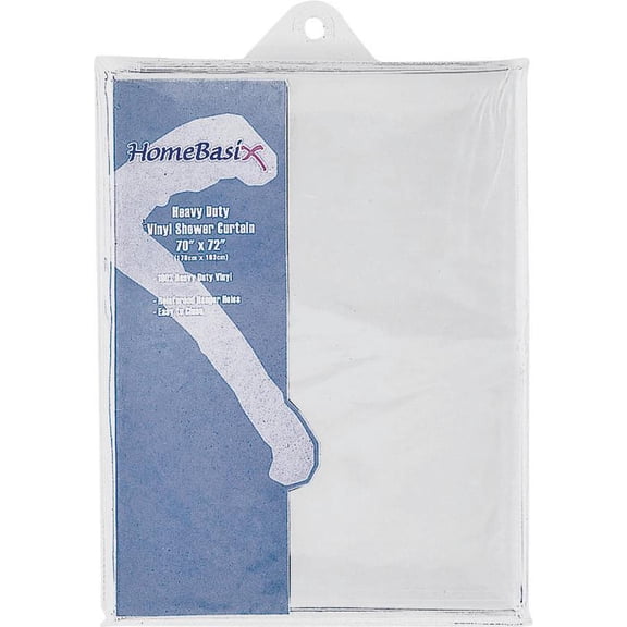 Homebasix SD-PCP01-B3L Heavy Duty Shower Curtain, 70 in W x 72 in L x 0.06 mm T, Vinyl, Beige