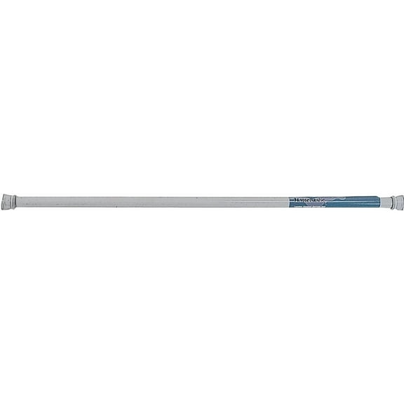 Simple Spaces SD-SR41-W3L Shower Curtain Rod, 7-1/2 lb, 41 to 76 in L Adjustable, 1 in Dia Rod, Steel, Powder-Coated