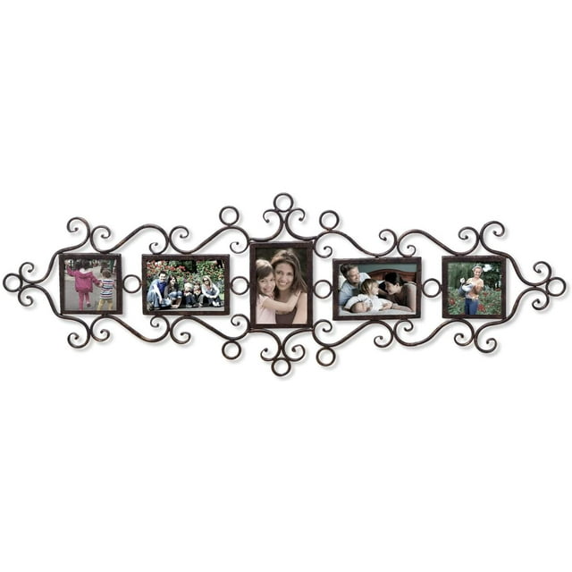 Homebeez 5Openings Collage Picture Frames,Photo Collage Frame for Wall Decor,For Horizontal or