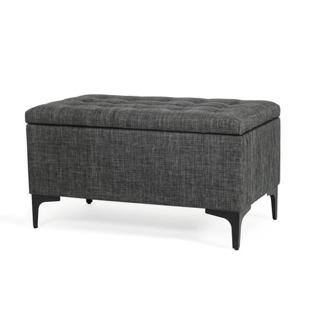 Homebeez Rectangle Lift Top Storage Ottoman,Footrest Stool, Coffee Table for the Living Room, Bedroom and Kids Room