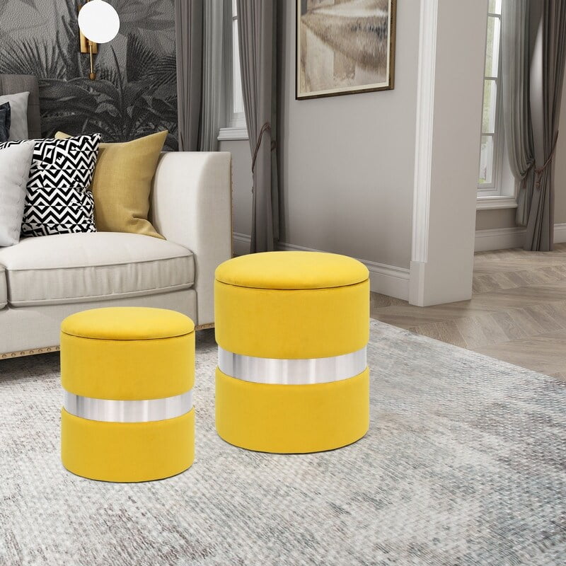 Homebeez storage ottoman discount
