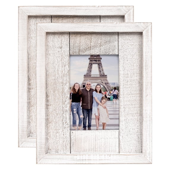 Homebeez Wood Picture Photo Frame 4"*6" Tabletop and Wall Mounted Display