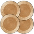 thumbnail image 1 of Homebia Designs Handmade Beaded Placemats Set of 4 - Round Charger Mats - Farmhouse Style Table Decor for Dining, Wedding, Holiday, and Special Occasions - Elegant Glitz Table Setting - 13 Inch Gold, 1 of 8