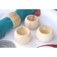 thumbnail image 1 of Homebia Designs Wooden Napkin Ring, Napkin Rings Set of 12, Ring Napkin, Handmade Napkin Ring Perfect for Halloween Harvest Autumn Fall Thanksgiving Holiday Christmas Xmas Gift Décor - Natural, 1 of 8