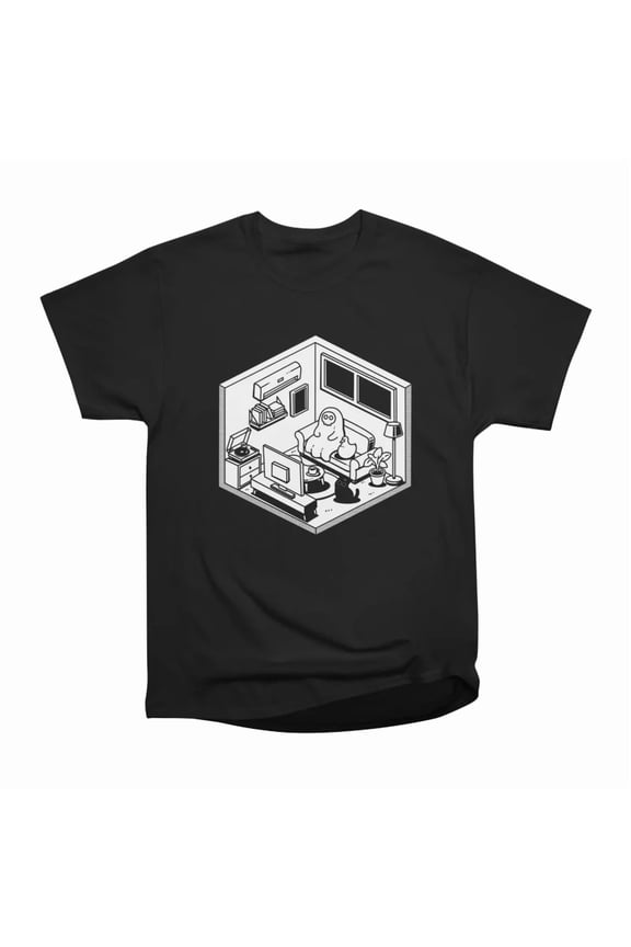 Homebody Ghost Dark Version T-Shirt Tee Gift For Him Merch For Her Apparel For Friend