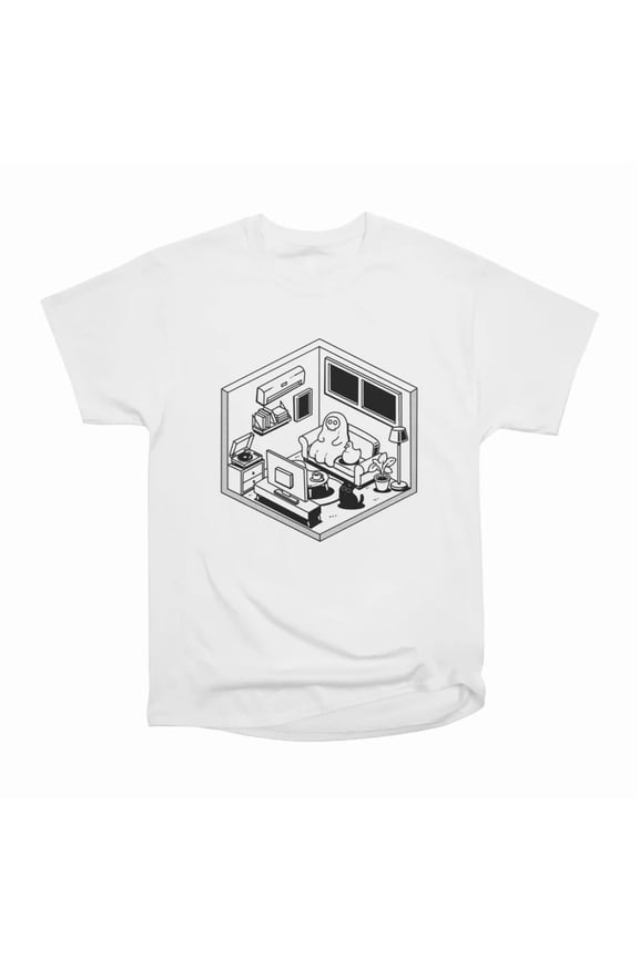 Homebody Ghost T-Shirt Tee Gift For Him Merch For Her Apparel For Friend