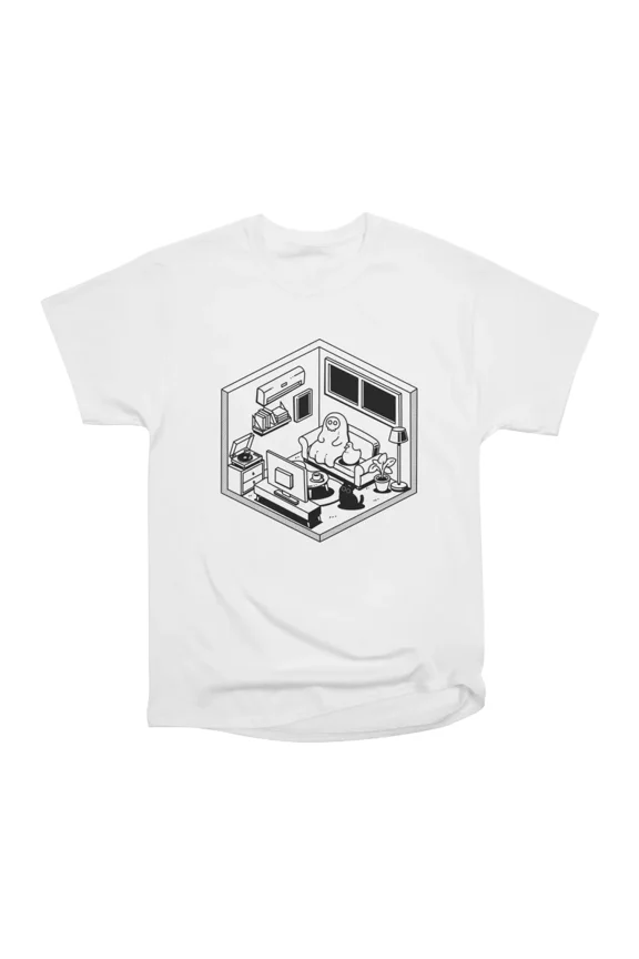 Homebody Ghost T-Shirt Tee Gift For Him Merch For Her Apparel For Friend