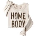 thumbnail image 1 of Homebodys Sweatshirt for Women Fashion Print Preppy Sweatshirt, 1 of 3