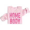 thumbnail image 1 of Homebodys Sweatshirt for Women Fashion Print Preppy Sweatshirt, 1 of 3