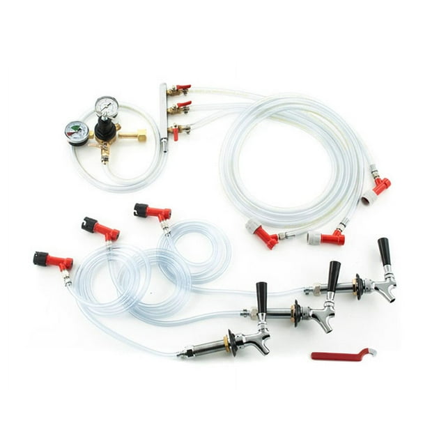 Homebrew Kegerator Kit PIN LOCK with 3Way Manifold (no keg)
