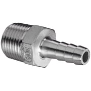 Homebrewstuff 1/2" MPT x 3/8" Barb - Stainless Steel 304 Homebrew Kettle