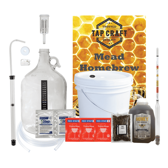 Homebrewstuff 1 Gallon Deluxe Table Top Nano-Meadery Mead Kit, Wine, Home Brewing, Carboy
