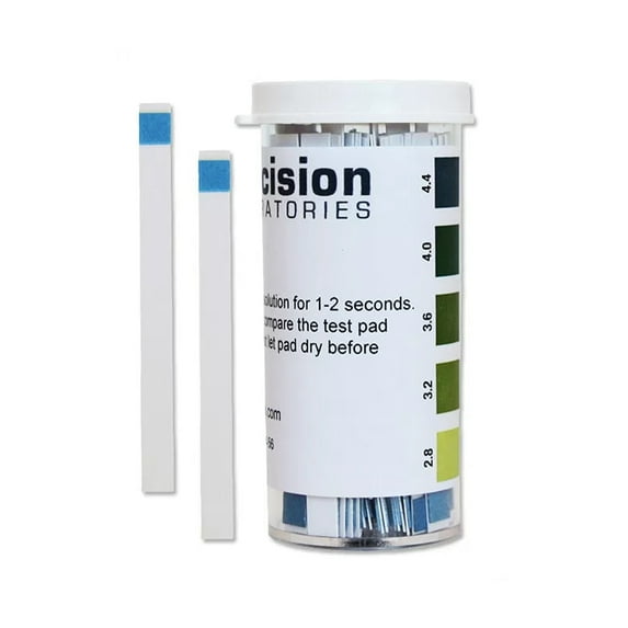 Homebrewstuff 100 Home Wine making Juice Fermentation pH 2.8 - 4.4 Test Strips Precision Labs
