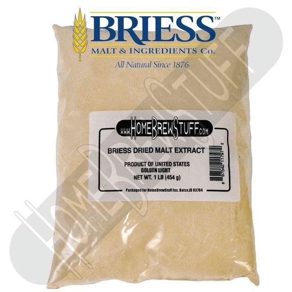 Homebrewstuff Golden Light Dry Malt Extract (DME)  1 lb Bag  Brewing Ingredient for Homebrew Beer