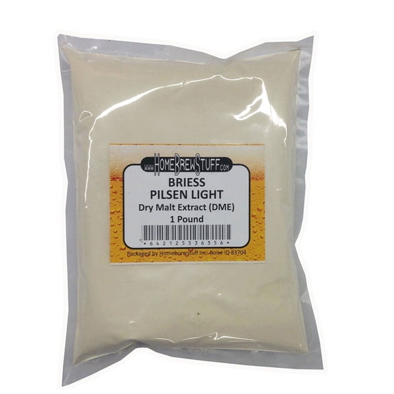 Homebrewstuff Pilsen Dry Malt Extract (DME) – 1 lb Bag – Light Base for Homebrewing Beer