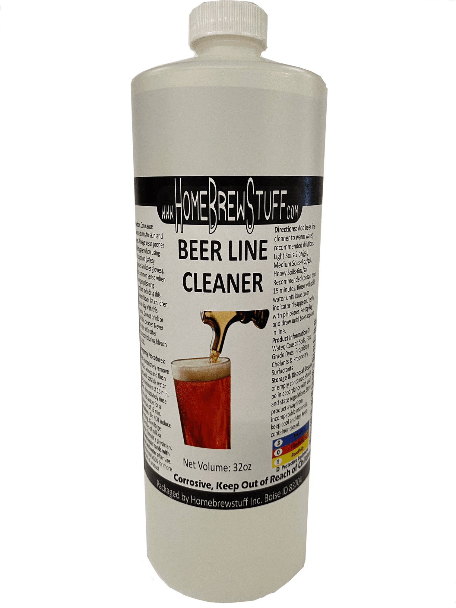 Homebrewstuff 32oz Concentrated Draft Beer Line Cleaner Solution 