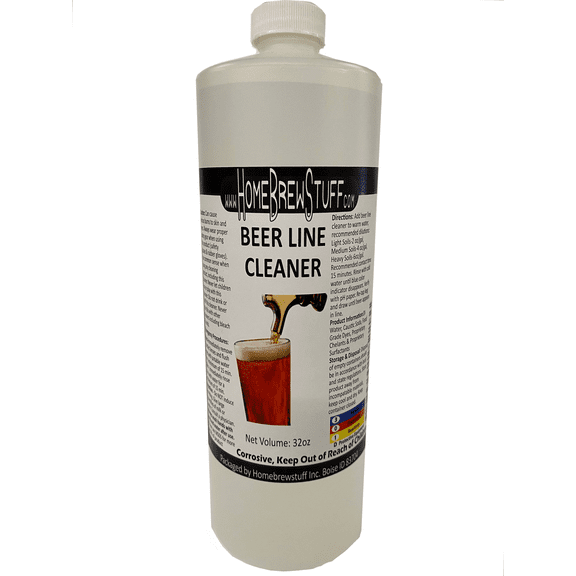 Homebrewstuff 32oz Concentrated Draft Beer Line Cleaner Solution Commercial and Industrial Grade