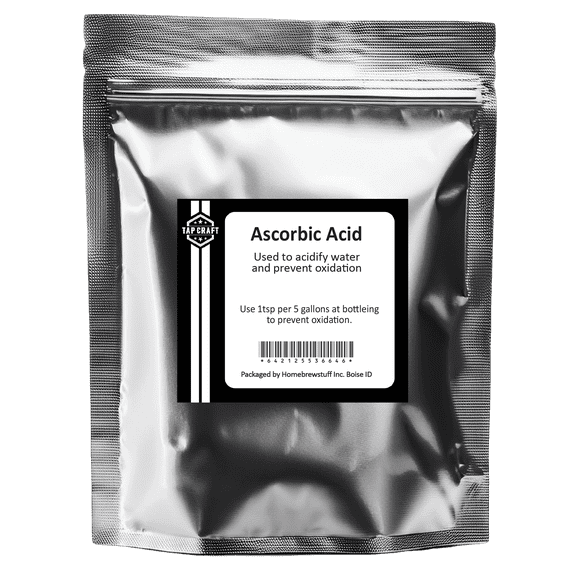Homebrewstuff Ascorbic Acid 2oz Antioxidant for Homebrew Bottling, Mead, Cider & Beer Vitamin C Brewing Additive