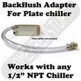 thumbnail image 1 of Homebrewstuff Back-Flush Cleaning Adapter for Beer Wort Plate Chiller Home Brewing, 1 of 3
