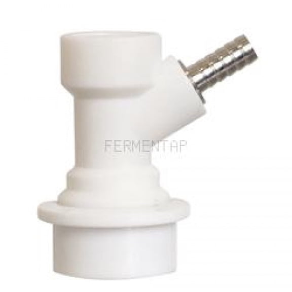 Homebrewstuff Ball Lock Disconnect Gas IN - 1/4" Barbed Coupler Homebrew Keg Tap Draft Beer