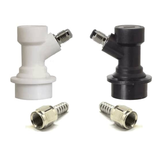 Homebrewstuff Ball Lock MFL Coupler Set w/ swivels Homebrew Draft Beer Corny Keg Tap Soda