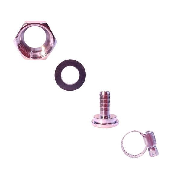 Homebrewstuff Beer Line Connectors Hex Nut Washer Nipple Homebrew Draft Tap Keg Shank Couplers