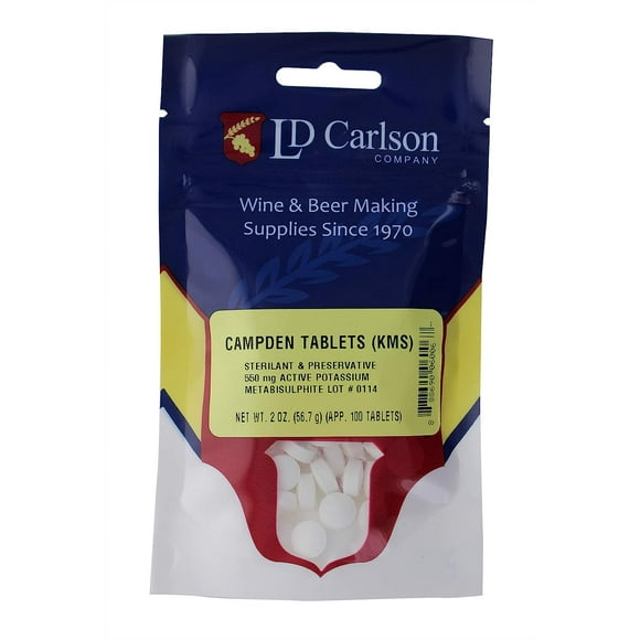 Homebrewstuff Campden Tablets (potassium metabisulfite) - 100 Tablets