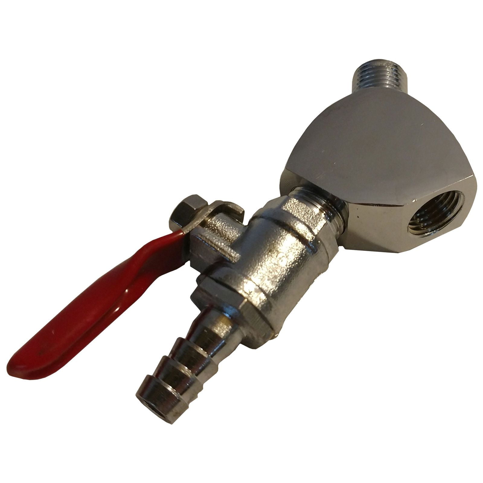 Homebrewstuff Chrome Plated Wye Splitter Assembly w/ 5/16" Check Valve ...
