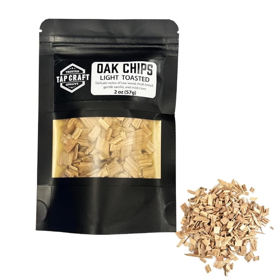 Homebrewstuff Oak Chips - Light Toast - 2oz for Homebrew