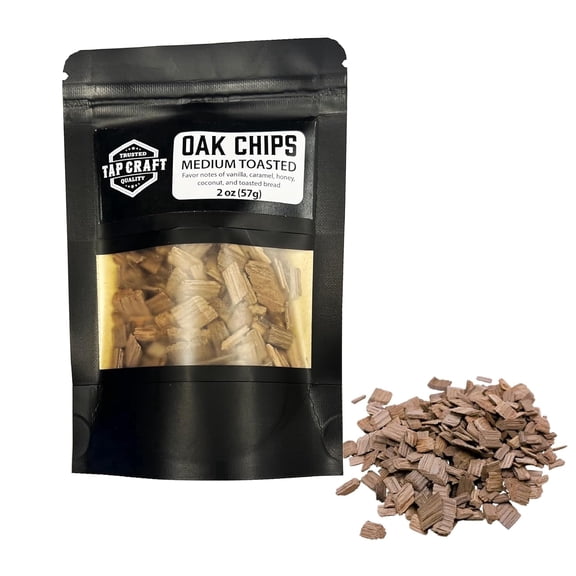 Homebrewstuff Oak Chips - Medium Toast - 4oz Homebrewing