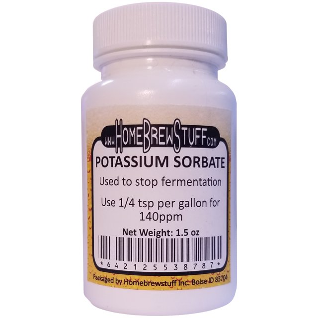 Homebrewstuff Potassium Sorbate 1.5oz Wine Making Mead Fermentation