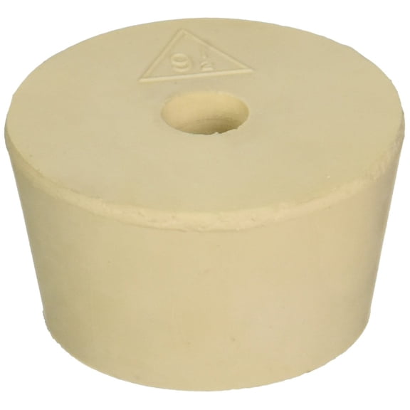 Homebrewstuff Size #9.5 Drilled Rubber Gum Stopper Fermentation Home Brewing Wine Making
