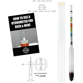 Homebrewstuff Triple Scale Hydrometer Homebrew Beer & Wine Making Home Brewing