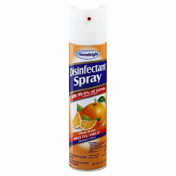 Homebright Disinfectant Spray 6 Ounce Aerosol Can Country Scent