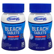 Homebright Multi-Purpose Concentrated Bleach Tablets, 20-ct. - 2 Pack 40-ct Total