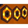 thumbnail image 1 of Homebrite 33842-3 Homebrite Set of 3 Solar Power Hexagon Garden Green Stepping Stones, 1 of 3