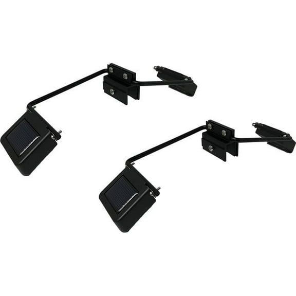 Homebrite Solar Real Estate Anodized Aluminum Alloy Sign Lights - Set of 2