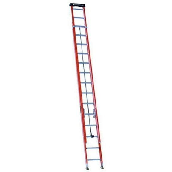 Homecare Products Pro Top, Non Conductive CSA & ANSI Standards Extension Ladder, 28 ft Fiberglass