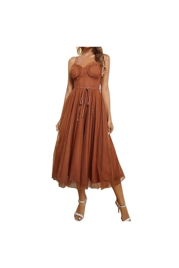 sachin and babi light blue dress Chiffon Asymmetric Ruffle Bell Sleeve Dress Waist High Neck Airy 2025  Summer Elegant Women Maxi Vestido Holiday Party Lady Robe main image 1