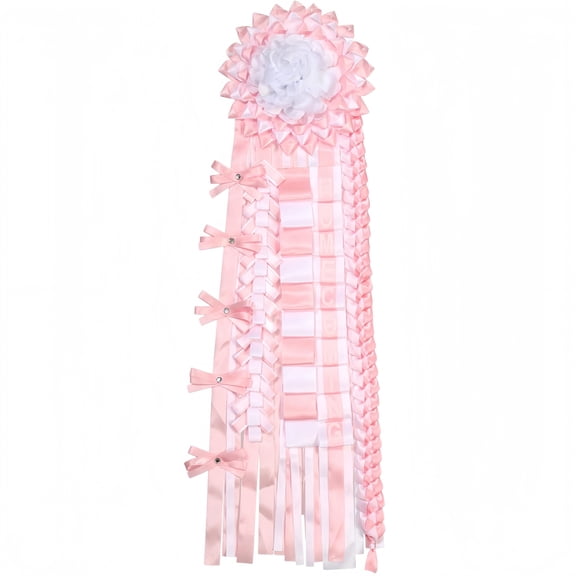 Homecoming Mum 36 Inch Braided Ribbon, Classic Back to School Accessory for Homecoming Week Football Cheerleading Prom Dance Pep Rally Celebration, 1 Pack