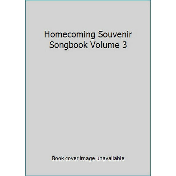Pre-Owned Homecoming Souvenir Songbook Volume 3 (Paperback) 3101111498 9783101111493