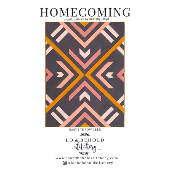 Homecoming Quilt Pattern by Lo & Behold Stitchery
