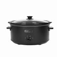 thumbnail image 1 of Homecookin 6qt Small Manual Slow Cooker for Family Diet-Black, 1 of 5